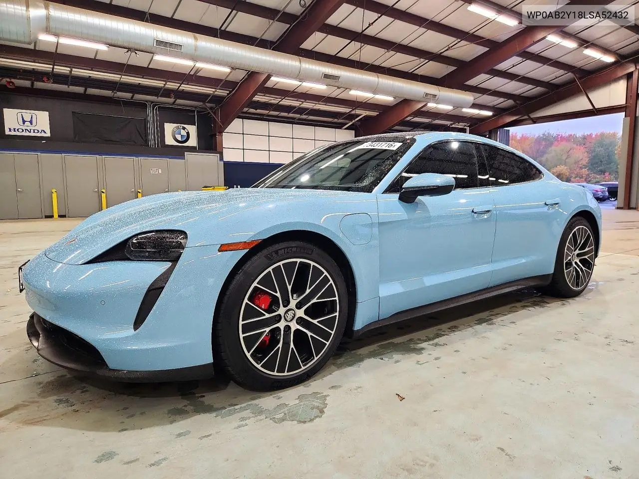 WP0AB2Y18LSA52432 Porsche Taycan 2020 — повреждение Мелкие вмятины и царапины, фото до ремонта