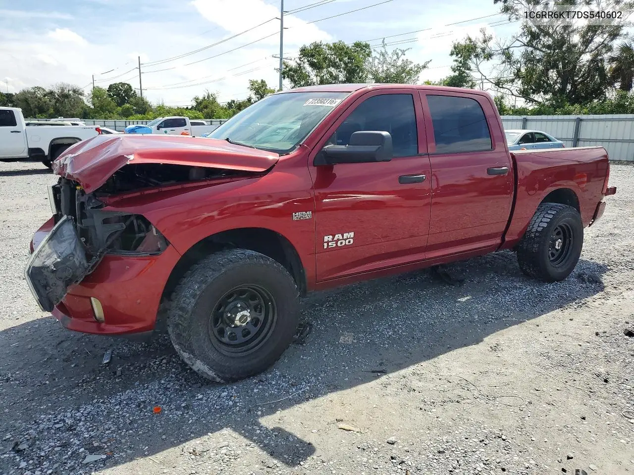 2013 Ram 1500 St VIN 1C6RR6KT7DS540602 фото 1