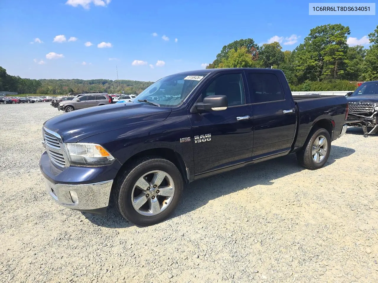 1C6RR6LT8DS634051 RAM 1500 2013 — повреждение Мелкие вмятины и царапины, фото до ремонта