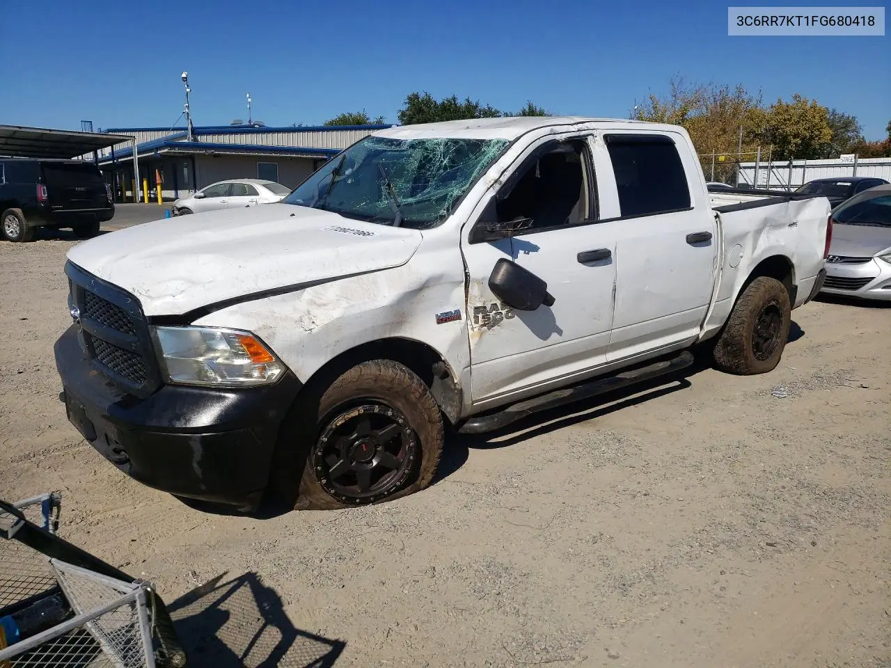2015 Ram 1500 St VIN 3C6RR7KT1FG680418 фото 1