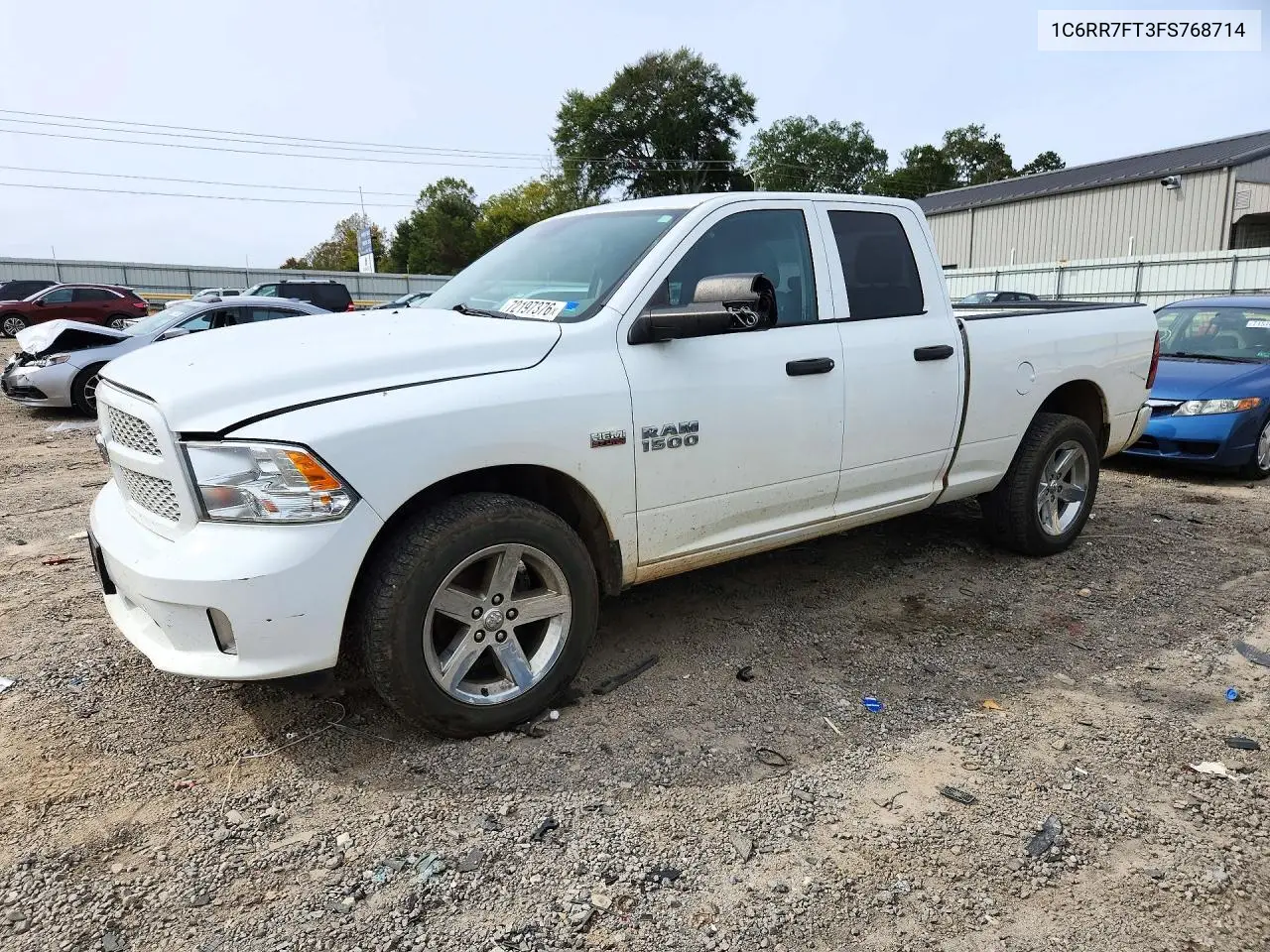 2015 Ram 1500 St VIN 1C6RR7FT3FS768714 фото 1