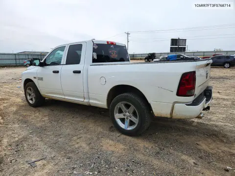 2015 Ram 1500 St VIN 1C6RR7FT3FS768714 фото 2