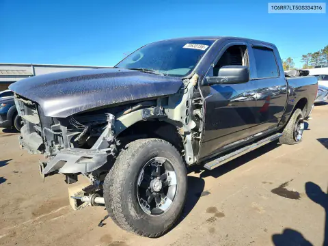 1C6RR7LT5GS334316 — 2016 RAM 1500, Передняя часть, фото до ремонта