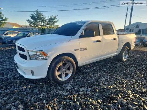 3C6RR7KT8GG306342 — 2016 RAM 1500, Передняя часть, фото до ремонта