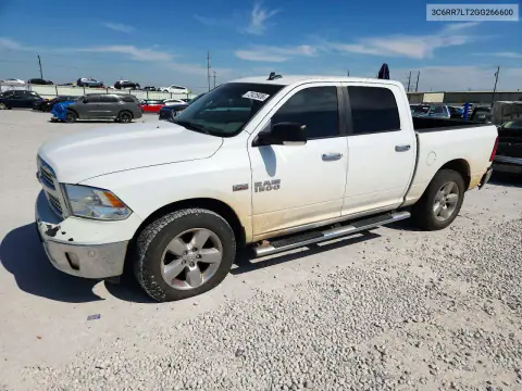 3C6RR7LT2GG266600 — 2016 RAM 1500, Задняя часть, фото до ремонта