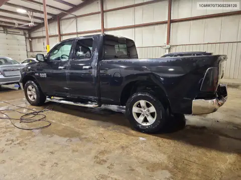 1C6RR7GT3GS228120 — 2016 RAM 1500, фото 2 с аукциона Copart, Задняя часть