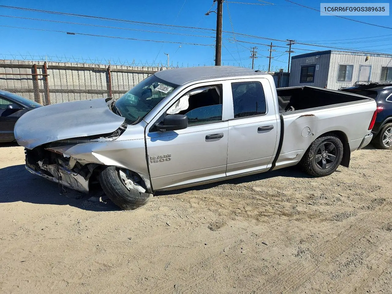 1C6RR6FG9GS389635 RAM 1500 2016 — повреждение Передняя часть, фото до ремонта