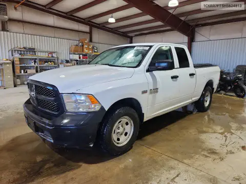 1C6RR7FT5HS624813 — 2017 RAM 1500, Задняя часть, фото до ремонта