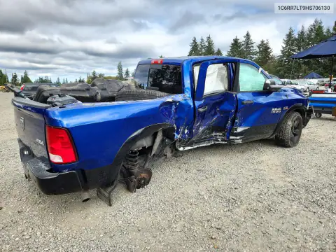 1C6RR7LT9HS706130 — 2017 RAM 1500, фото 3 с аукциона Copart, Боковая часть