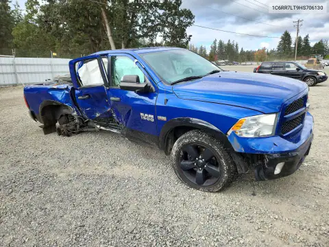 1C6RR7LT9HS706130 — 2017 RAM 1500, фото 4 с аукциона Copart, Боковая часть