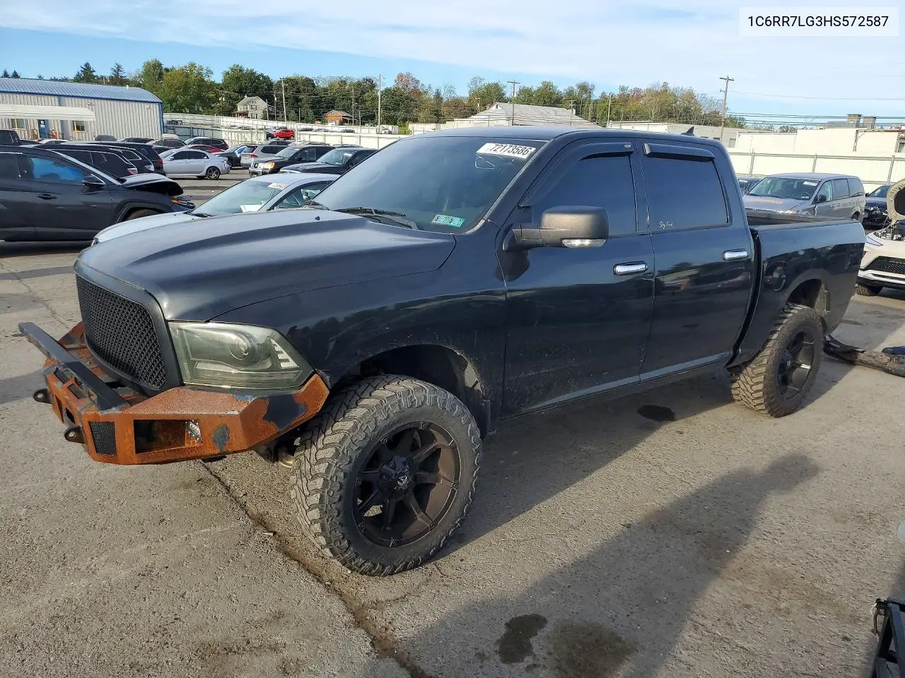 2017 Ram 1500 Slt VIN 1C6RR7LG3HS572587 фото 1