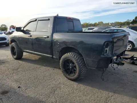 2017 Ram 1500 Slt VIN 1C6RR7LG3HS572587 фото 2