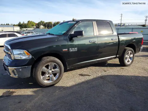 3C6RR7LT0HG794198 — 2017 RAM 1500, Подтопление, фото до ремонта