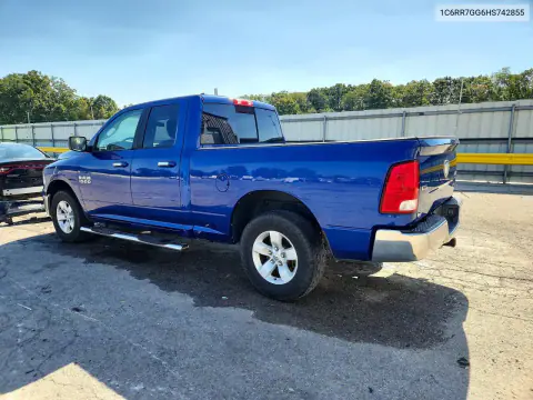 2017 Ram 1500 Slt VIN 1C6RR7GG6HS742855 фото 2