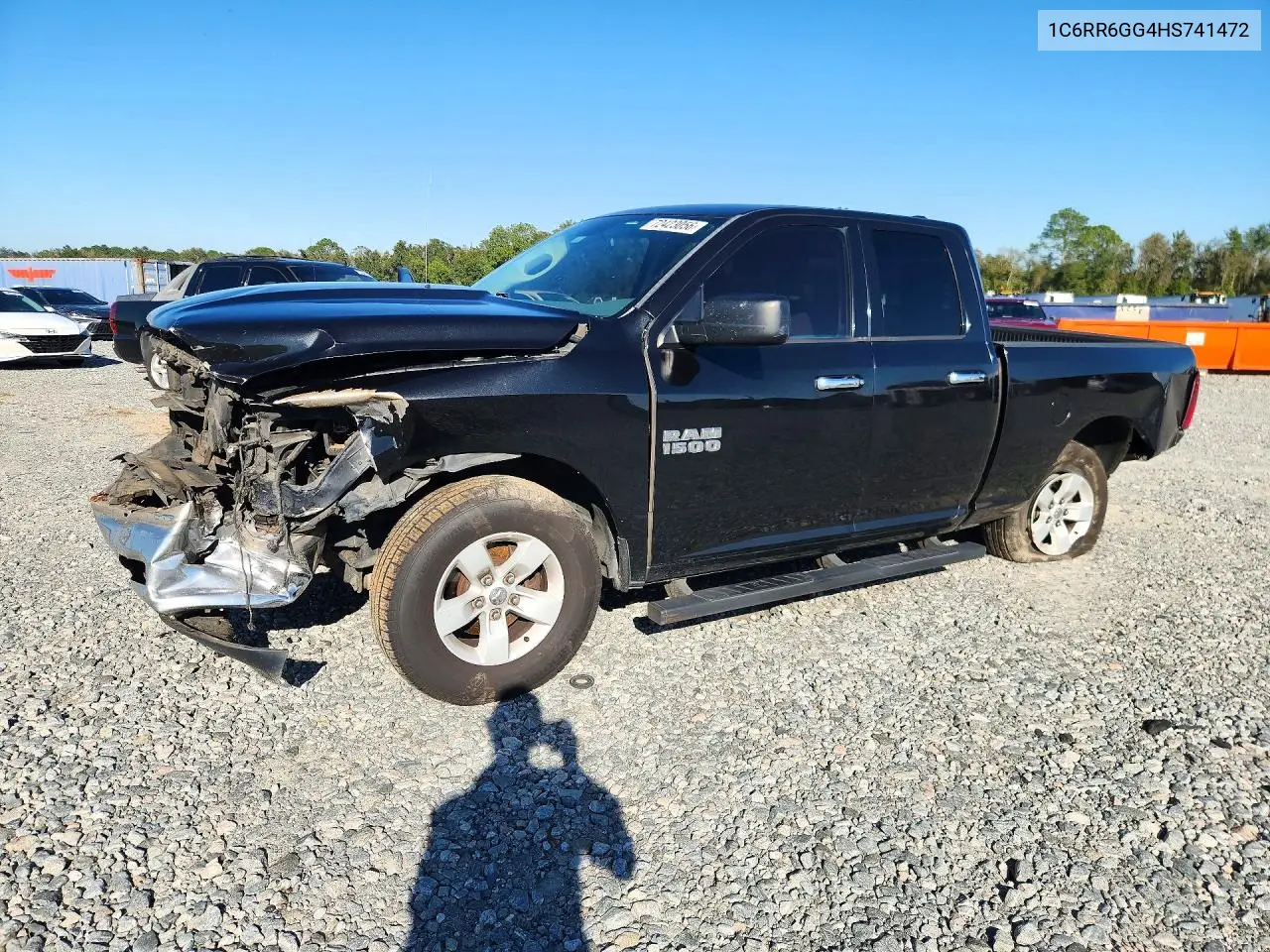 1C6RR6GG4HS741472 RAM 1500 2017 — повреждение Передняя часть, фото до ремонта