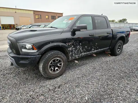 1C6RR7YT6HS794238 RAM 1500 2017 — повреждение Естественный износ, фото до ремонта