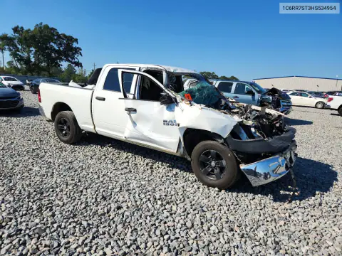 1C6RR7ST3HS534954 — 2017 RAM 1500, фото 4 с аукциона Copart, Опрокидывание