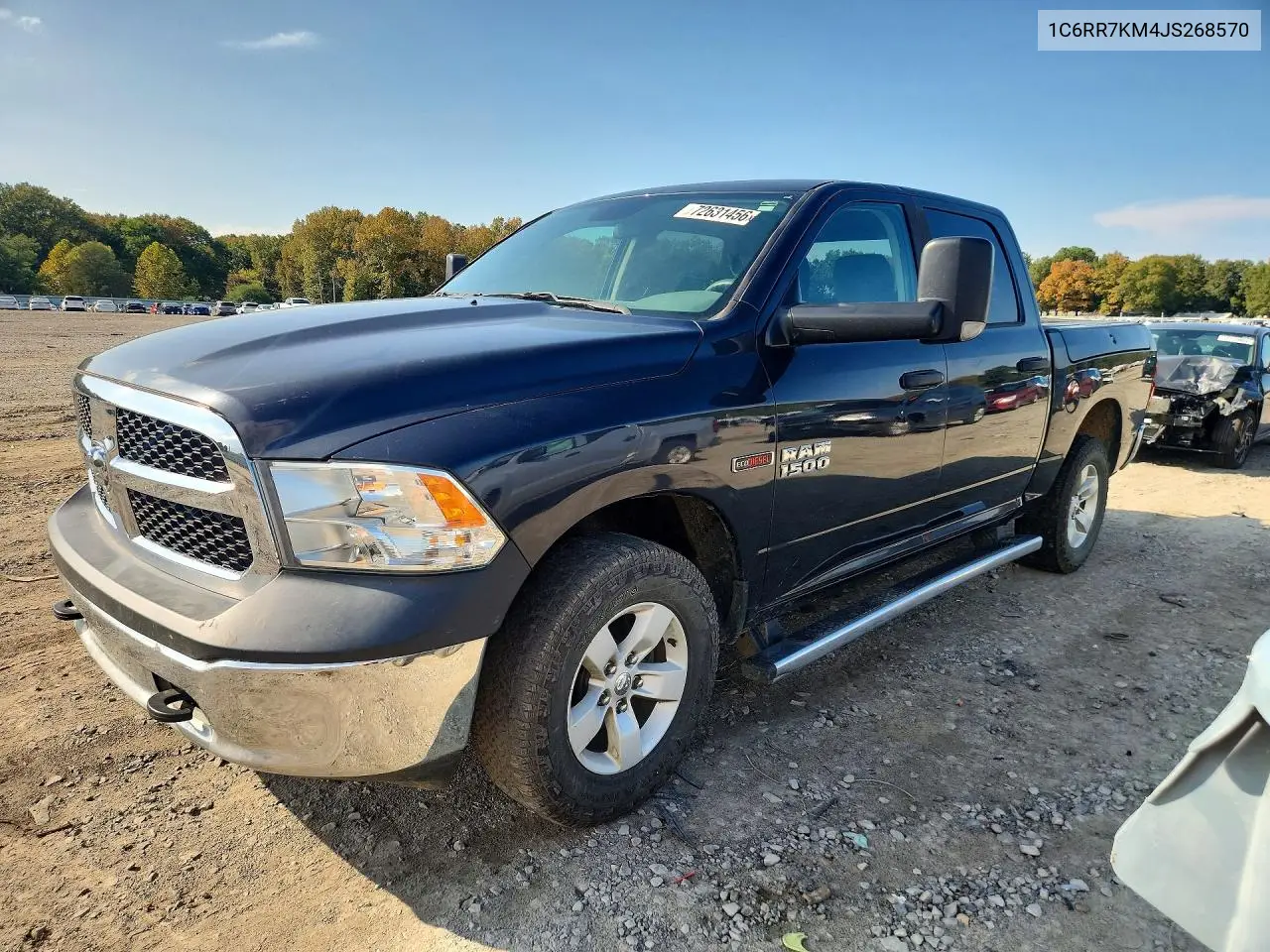 1C6RR7KM4JS268570 RAM 1500 2018 — повреждение Мелкие вмятины и царапины, фото до ремонта