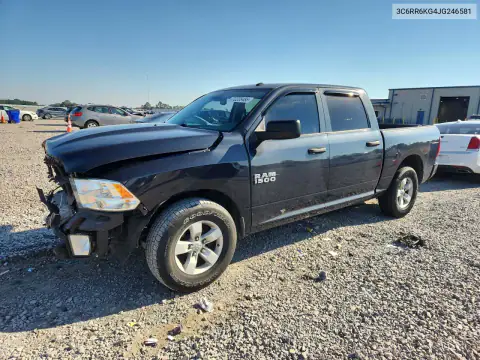 3C6RR6KG4JG246581 RAM 1500 2018 — повреждение Передняя часть, фото до ремонта