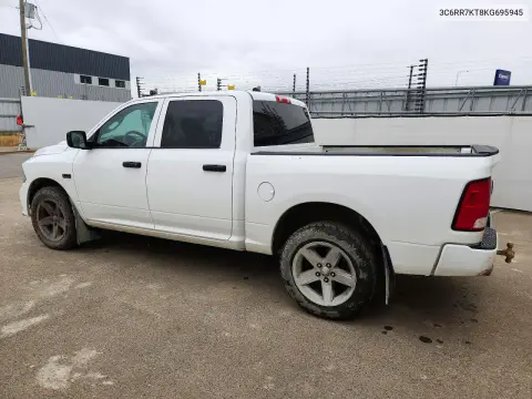 2019 Ram 1500 Classic Tradesman VIN 3C6RR7KT8KG695945 фото 2