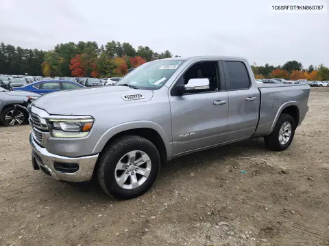 1C6SRFDT9KN860787 — 2019 RAM 1500, Задняя часть, фото до ремонта