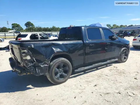 1C6RREMT7KN801133 — 2019 RAM 1500, фото 3 с аукциона Copart, Задняя часть
