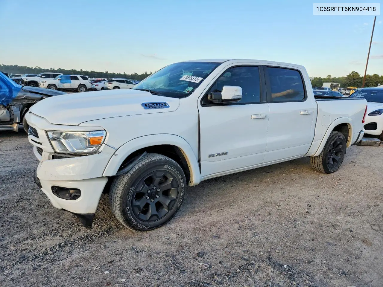 2019 Ram 1500 Big Horn/Lone Star VIN 1C6SRFFT6KN904418 фото 1