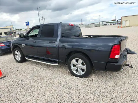 1C6RR6KT9KS508327 — 2019 RAM 1500, фото 2 с аукциона Copart, Задняя часть