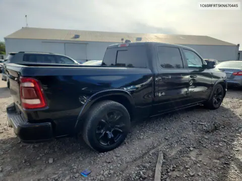 2019 Ram 1500 Laramie VIN 1C6SRFRT5KN670445 фото 3