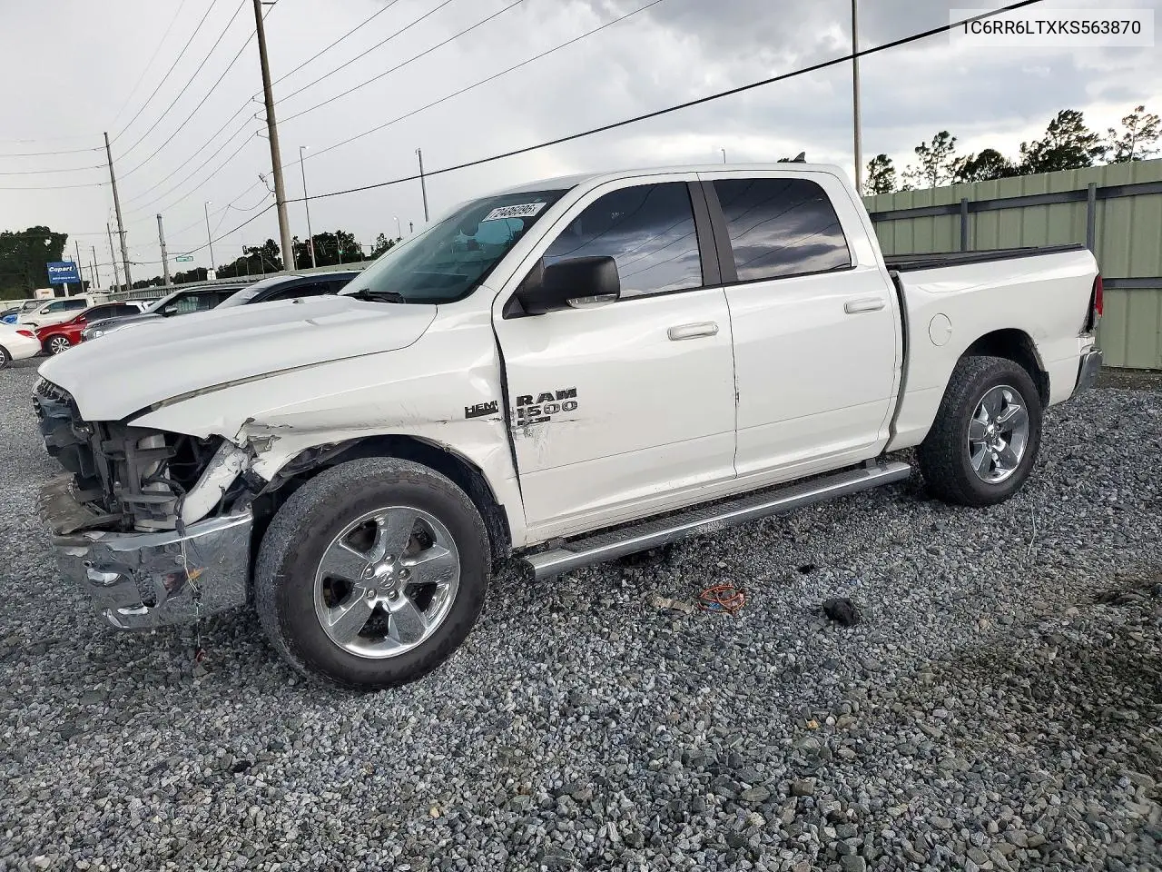 2019 Ram 1500 Classic Slt VIN 1C6RR6LTXKS563870 фото 1