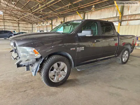1C6RR6LT6KS625619 — 2019 RAM 1500, Передняя часть, фото до ремонта