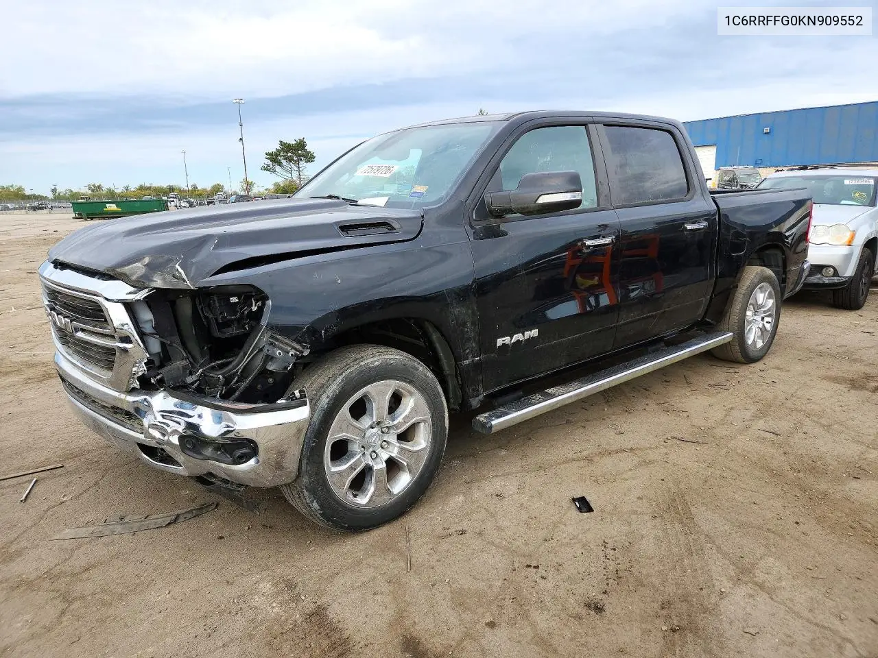 2019 Ram 1500 Big Horn/Lone Star VIN 1C6RRFFG0KN909552 фото 1