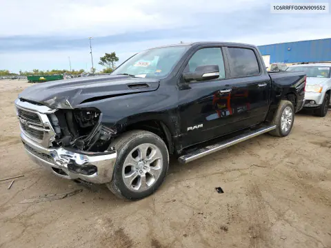 2019 Ram 1500 Big Horn/Lone Star VIN 1C6RRFFG0KN909552 фото 1