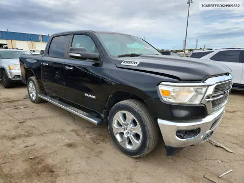 2019 Ram 1500 Big Horn/Lone Star VIN 1C6RRFFG0KN909552 фото 4