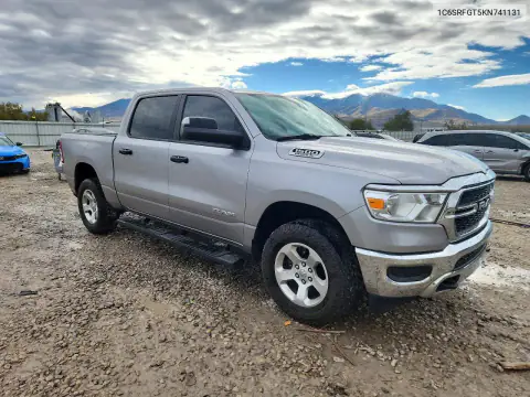 1C6SRFGT5KN741131 — 2019 RAM 1500, фото 4 с аукциона Copart, Задняя часть