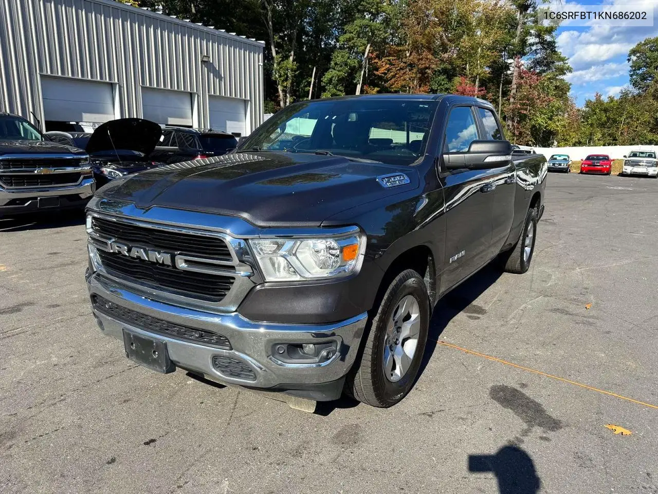 2019 Ram 1500 Big Horn/Lone Star VIN 1C6SRFBT1KN686202 фото 1