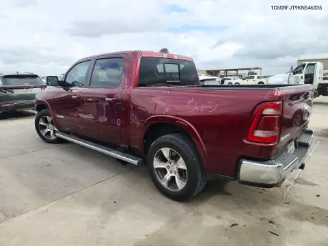 1C6SRFJT9KN546335 — 2019 RAM 1500, фото 2 с аукциона Copart, Передняя часть