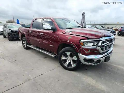 1C6SRFJT9KN546335 — 2019 RAM 1500, фото 4 с аукциона Copart, Передняя часть