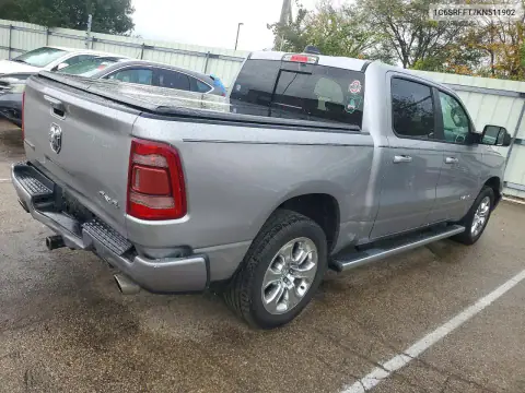 1C6SRFFT7KN511902 — 2019 RAM 1500, фото 3 с аукциона Copart, Передняя часть