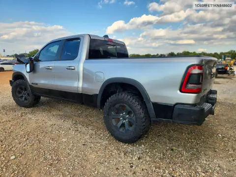 1C6SRFET1KN848602 — 2019 RAM 1500, фото 2 с аукциона Copart, Передняя часть