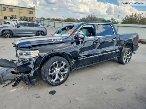 1C6RREHT0LN276069 — 2020 RAM 1500, Повреждения со всех сторон, фото до ремонта