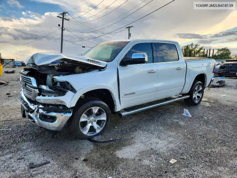 1C6SRFJM2LN418139 — 2020 RAM 1500, Передняя часть, фото до ремонта