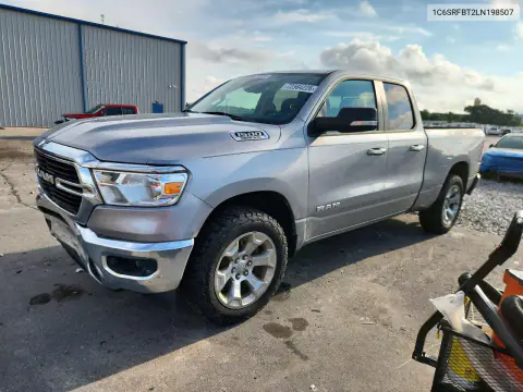 1C6SRFBT2LN198507 — 2020 RAM 1500, Задняя часть, фото до ремонта
