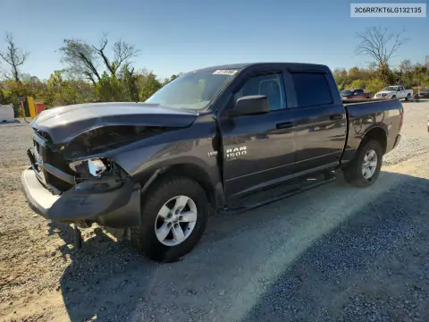 3C6RR7KT6LG132135 RAM 1500 2020 — повреждение Передняя часть, фото до ремонта