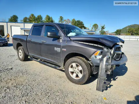 3C6RR7KT6LG132135 — 2020 RAM 1500, фото 4 с аукциона Copart, Передняя часть