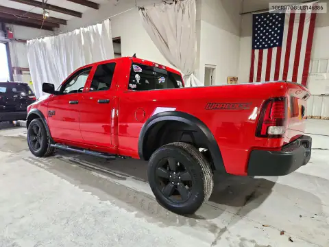 1C6RR7GG5LS146886 — 2020 RAM 1500, фото 2 с аукциона Copart, Передняя часть