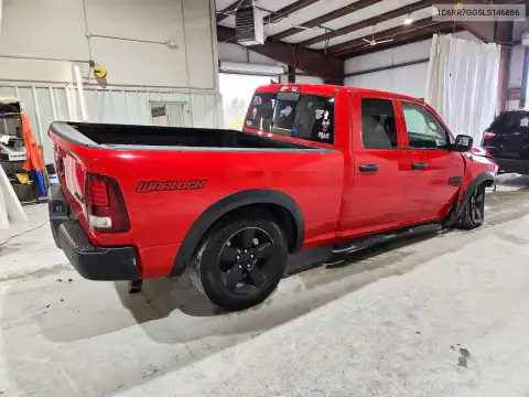 1C6RR7GG5LS146886 — 2020 RAM 1500, фото 3 с аукциона Copart, Передняя часть