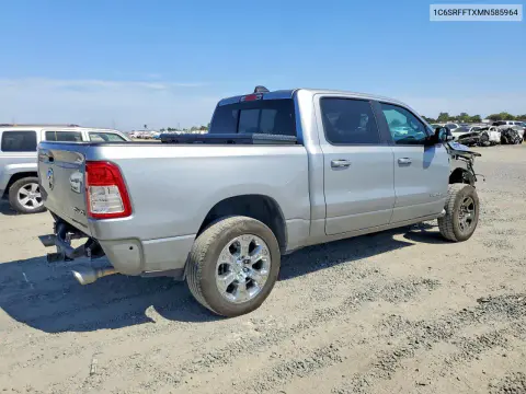 2021 Ram 1500 Big Horn/Lone Star VIN 1C6SRFFTXMN585964 фото 3