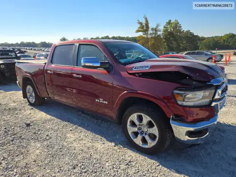 1C6RRERT9MN628873 — 2021 RAM 1500, фото 4 с аукциона Copart, Передняя часть