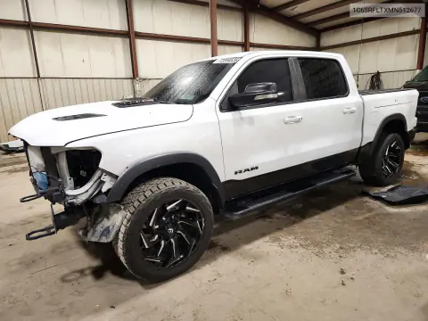 1C6SRFLTXMN512677 — 2021 RAM 1500, Задняя часть, фото до ремонта